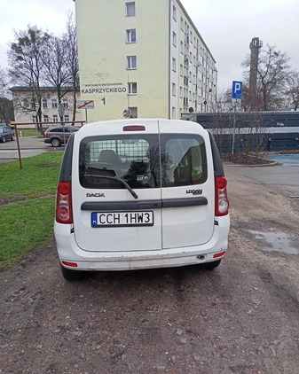 Dacia Logan cena 5500 przebieg: 327000, rok produkcji 2010 z Grudziądz małe 46